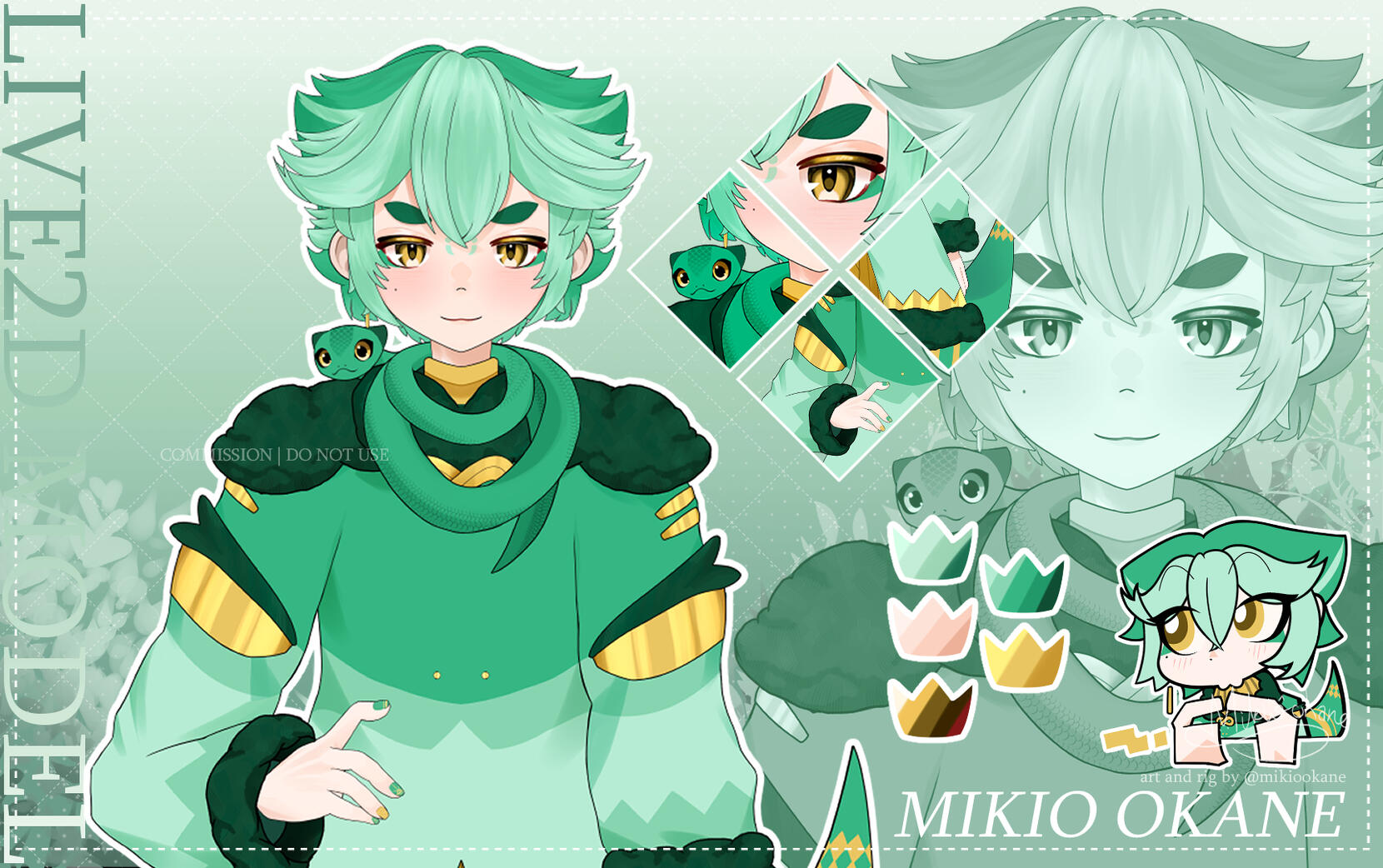 @mikiookane | Model Sheet